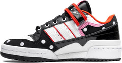 Wmns Adidas Hello Kitty Forum Black White Pink Orange GW7167 Sneaker Shoe