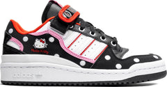 Wmns Adidas Hello Kitty Forum Black White Pink Orange GW7167 Sneaker Shoe