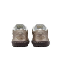 Wmns Nike Air Jordan 1 SE Metallic Zinc Summit White HQ3529-099 Sneaker Shoe