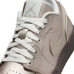 Wmns Nike Air Jordan 1 SE Metallic Zinc Summit White HQ3529-099 Sneaker Shoe