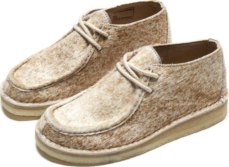 Wmns Desert Nomad Speckled Hair-On Beige White Brown 26178079 Moccasin Shoe