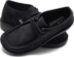 WMNS Clarks Desert Nomad Black Suede 26178086 Casual Boat Shoe