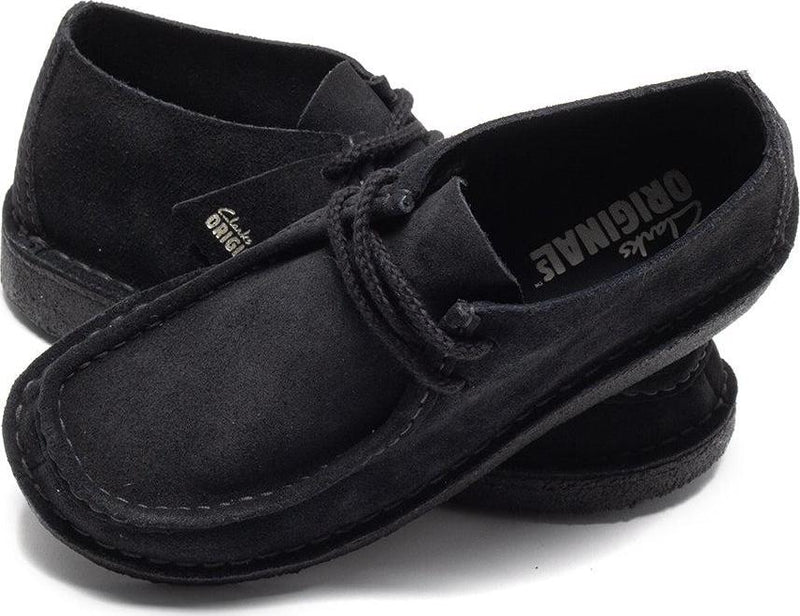WMNS Clarks Desert Nomad Black Suede 26178086 Casual Boat Shoe