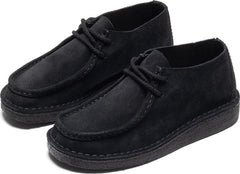 WMNS Clarks Desert Nomad Black Suede 26178086 Casual Boat Shoe