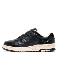 Wmns FILA Rissmo Low Lux Black Brazilian White Brown 5BM02408 978 Sand Sneaker