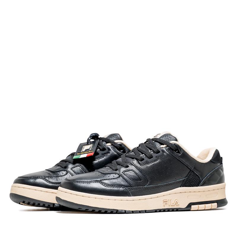 Wmns FILA Rissmo Low Lux Black Brazilian White Brown 5BM02408 978 Sand Sneaker