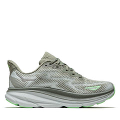 Wmns Hoka Clifton 9 Olive Haze Mercury Green Silver Grey 1127896-OHMR Sneaker
