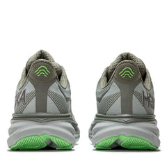 Wmns Hoka Clifton 9 Olive Haze Mercury Green Silver Grey 1127896-OHMR Sneaker