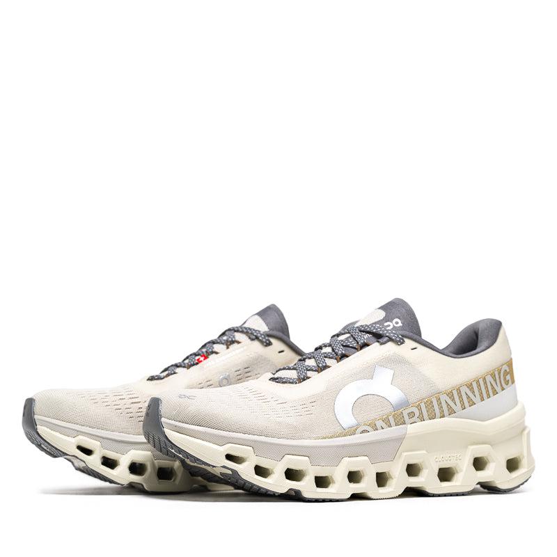 Wmns On Cloudmonster 2 Cream Ice White Grey Gold 3WE10112569 Sneaker Trainer
