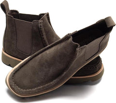 Wmns Clarks Walla Chelsea Mole Grey Suede Gold Black 26179327 Moccasins Boots