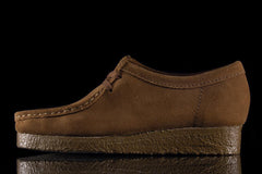 Wmns Clarks Wallabee Cola Suede Brown Beige 26168668 Moccasin Casual Shoe