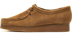 Wmns Clarks Wallabee Cola Suede Brown Beige 26168668 Moccasin Casual Shoe