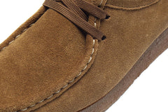 Wmns Clarks Wallabee Cola Suede Brown Beige 26168668 Moccasin Casual Shoe