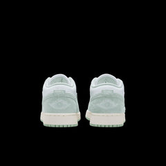 Kids Nike Youth Air Jordan 1 Low Seafoam White Blue FN9137-131 Sneaker Shoe