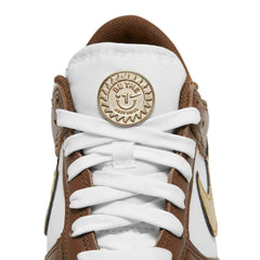 Kids Nike Dunk Youth GS WHITE METALLIC GOLD CACAO Brown Beige HM3725-171 Sneaker