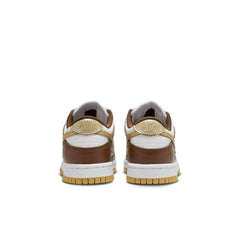 Kids Nike Dunk Youth GS WHITE METALLIC GOLD CACAO Brown Beige HM3725-171 Sneaker