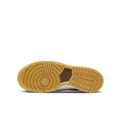 Kids Nike Dunk Youth GS WHITE METALLIC GOLD CACAO Brown Beige HM3725-171 Sneaker