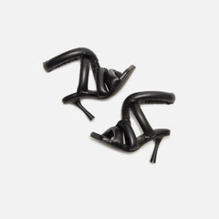 WMNS Yume Yume Circular Heel Black YYCH0001 Slide Slippers Sandals