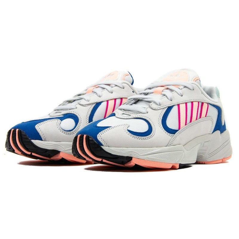 Adidas Yung-1 Crystal White Clear Orange Collegiate Royal Blue Pink Sneaker Shoe