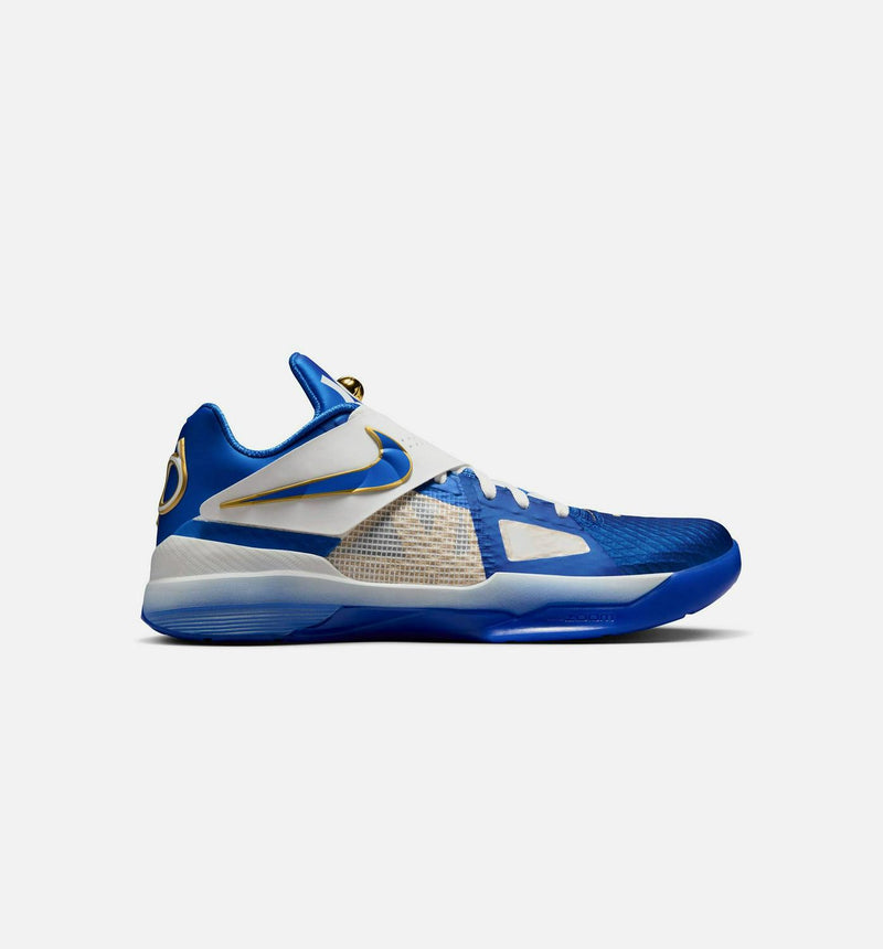 Nike Zoom KD 4 MVP Hyper Royal Summit White Metallic Gold FZ3540-400 Sneaker