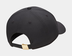 Dri Fit Club Metal Logo Cap Mens Hat (Black/White)