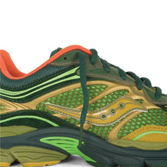 Saucony Progrid Omni 9 Green/Orange Sneaker Shoe Trainer
