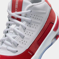 Max Aura 7 Grade School Lifestyle Shoes (White/Gym Red/Black/White)