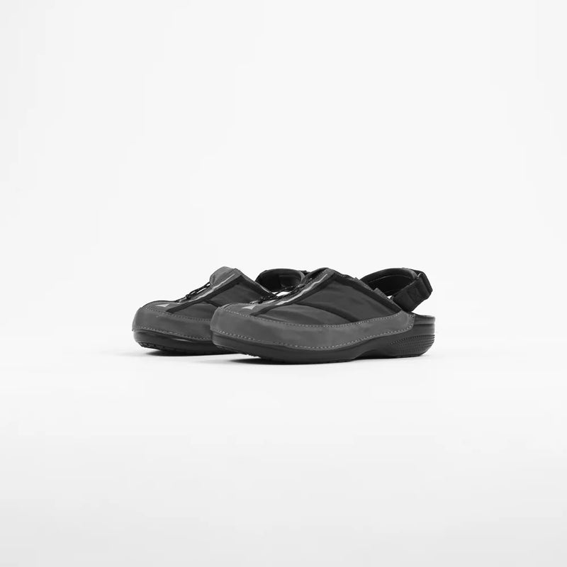 Crocs Classic Energy Running Vest Black Silver Gray 209747-001 Slide Sandal Slipper