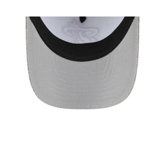 Miami Heat Cotton Weave Gray 9FORTY M-Crown A-Frame Snapback Hat
