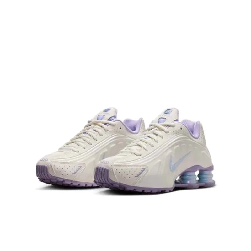 NIKE SHOX R4 GS – SOFT PEARL/CELESTINE BLUE-HYDRANGEAS