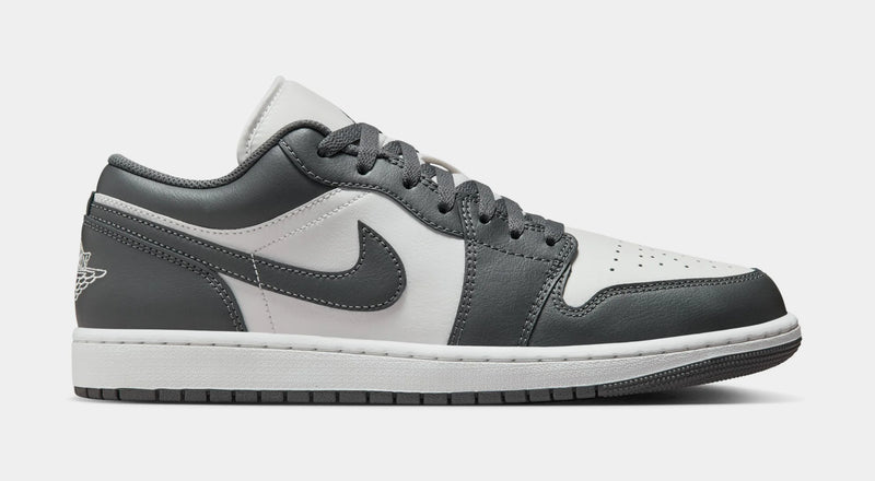 Air Jordan 1 Low Mens Lifestyle Shoes (Iron Grey/Summit White)