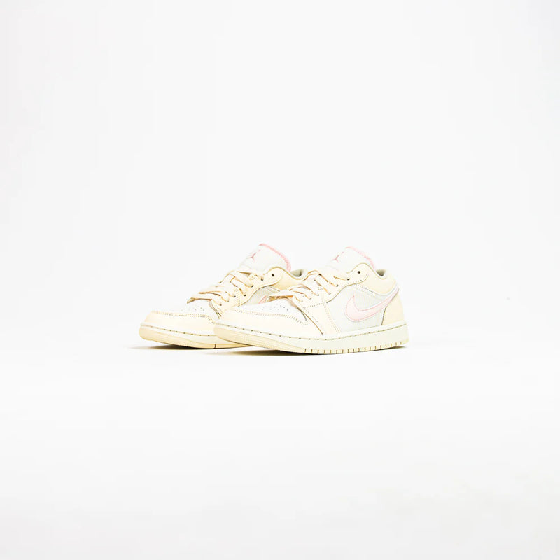 WMNS Nike Air Jordan 1 Low Muslin Legend Pink Sail SE FQ1925-100 Sneaker Shoe Trainer
