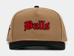 The Shoe Palace Exclusive Chicago Bulls Khaki 950AF Snapback (Khaki/Red)