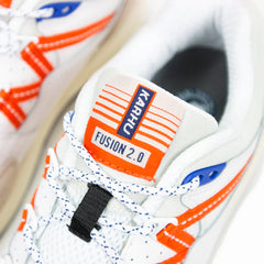Karhu Fusion 2.0 Rainy Day Bright White Orange Blue Beige Sneaker Shoe Trainer