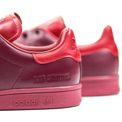 Adidas Raf Simons Stan Smith Burgandy Red Sneaker Shoe Trainer