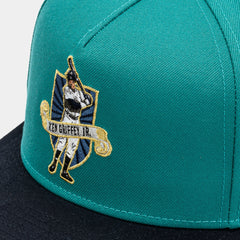 MLB Seattle Mariners Ken Griffey Jr. 950AF Snapback Mens Hat (Green/Navy)