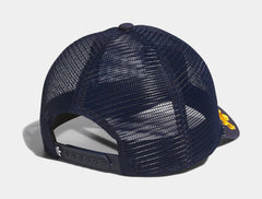 Major Mesh Trucker Mens Hat (Night Indigo/Collegiate Gold)