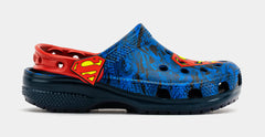 Superman Classic Clog Preschool/Grade School Sandals (Blue/Red)