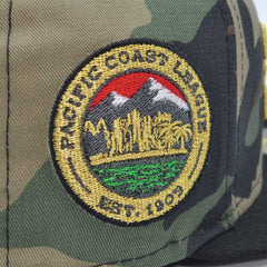 New Orleans Baby Cakes "GUERRILLA WARFARE" Exclusive New Era 59Fifty Fitted Hat - Woodland Camo/Black