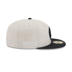 Brooklyn Nets Linen 59FIFTY Fitted Hat
