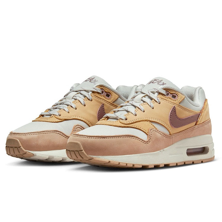 Kids Nike Air Max 1 SE VIOTECH GS Beige White Brown FZ5530-020 Sneaker Shoe