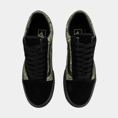 Old Skool Camo Mens Skate Shoes (Black/Green)