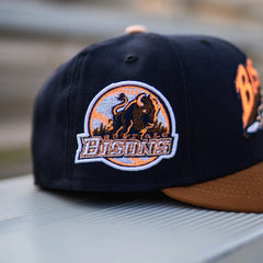 New Era Buffalo Bisons Peach UV (Navy/Peanut)