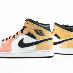 Nike Air Jordan 1 Mid SE Magic Ember Sundial White Pink Brown Beige Black Sneaker Shoe Trainer