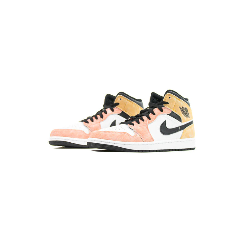 Nike Air Jordan 1 Mid SE Magic Ember Sundial White Pink Brown Beige Black Sneaker Shoe Trainer