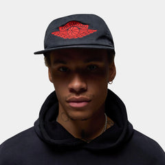 Rare Air Unstructured Washed Cap Mens Hat (Black/Red)