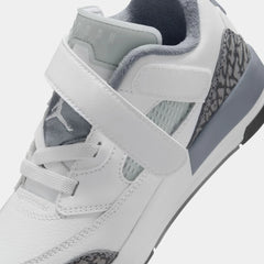 Spizike Low Preschool Lifestyle Shoes (White/Anthracite/Wolf Grey/Cool Grey)