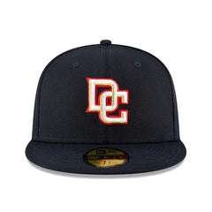 Washington Nationals New Era LIGATURE 59FIFTY Fitted MLB Hat - Navy