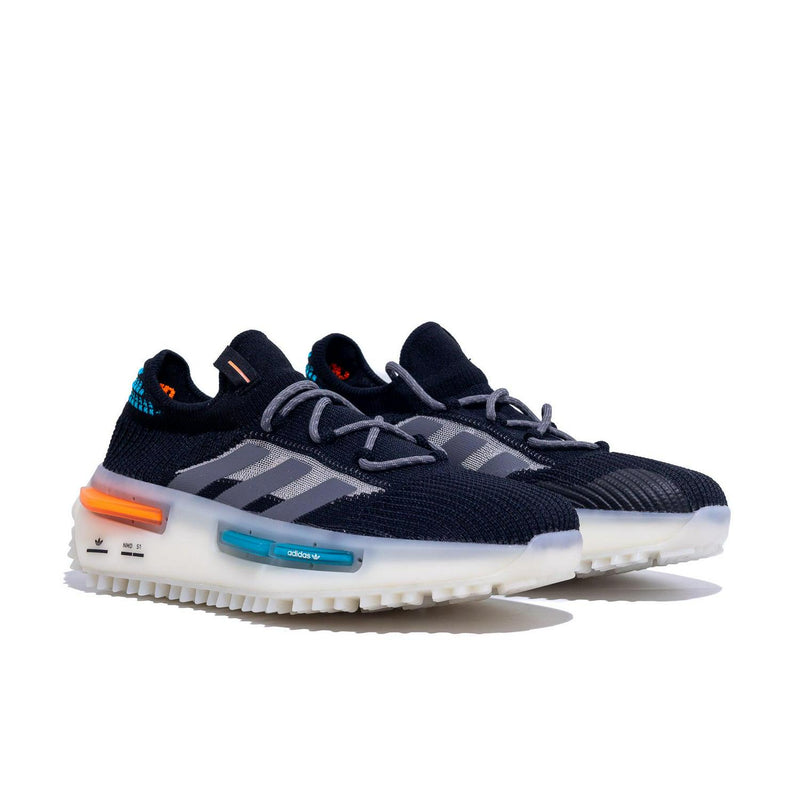 Adidas NMD_S1 Core Black Grey Off White Blue Orange FZ5706 Sneaker Shoe Trainer
