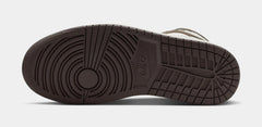 Air Jordan 1 Retro High OG Baroque Brown and Sail Womens Lifestyle Shoes (Baroque Brown/Light Madder Root/Sail)